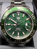 Tag Heuer Aquaracer Green Dial Watch for Men - WAY201S.BA0927