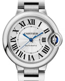 Cartier Ballon Bleu De Cartier Silver Dial Silver Steel Strap Watch for Women - WSBB0044