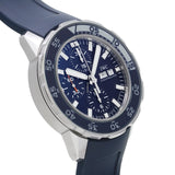 IWC Aquatimer Chronograph Blue Dial Blue Rubber Strap Watch for Men - IW376711