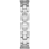 Guess Gala Diamonds Silver Dial Silver Steel Strap Watch for Women - GW0401L1