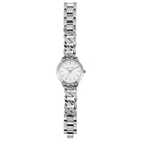 Michael Kors Runway Three-Hand Silver Dial Silver Steel Strap Watch for Women - MK7474