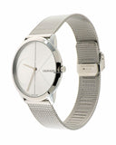 Calvin Klein Minimal Silver Dial Silver Mesh Bracelet Watch for Men - K3M2112Z