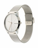 Calvin Klein Minimal Silver Dial Silver Mesh Bracelet Watch for Men - K3M2112Z