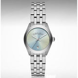 Marc Jacobs Peeker Blue Dial Silver Stainless Steel Strap Watch for Women - MBM3376