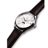 Tommy Hilfiger Oliver Quartz White Dial Brown Leather Strap Watch for Men - 1791304