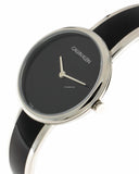 Calvin Klein Seduce Black Dial Two Tone Steel Strap Watch for Women - K4E2N111