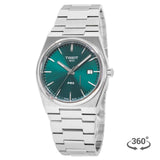 Tissot PRX Green Dial Silver Steel Strap Watch for Men - T137.410.33.091.00