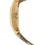 Burberry Nova Gold Tone Square Dial Leather Strap Watch for Women - BU1582