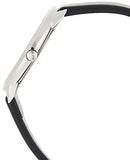 Calvin Klein Minimal Black Dial Black Leather Strap Watch for Men - K3M211C3