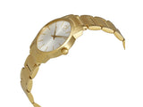 Calvin Klein City White Dial Gold Steel Strap Watch for Women - K2G23546