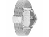 Calvin Klein Minimal Grey Dial Silver Mesh Bracelet Watch for Women - K3M2212X