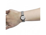 Calvin Klein Minimal SIlver Dial Silver Mesh Bracelet Watch for Women - K3M221Y6