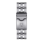 Tissot PRC 200 Chronograph Quartz Silver Dial Silver Steel Strap Watch For Men - T055.417.11.037.00