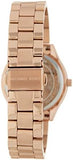 Michael Kors Mini Slim Runway Rose Gold Dial Rose Gold Steel Strap Watch For Women - MK3457