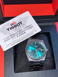 Tissot PRX Green Dial Silver Steel Strap Watch for Men - T137.410.33.091.00