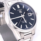 Tag Heuer Carrera Automatic Black Dial Silver Steel Strap Watch for Men - WAR211A.BA0782