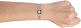 Emporio Armani Gianni T-Bar Analog Crystal Brown Dial Rose Gold Steel Strap Watch For Women - AR11407