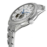 Bulova BVA Series Dual Aperture Silver Dial Silver Steel Strap Watch for Men - 96A118