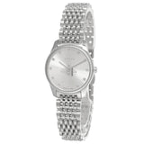 Gucci G Timeless Quartz Silver Dial Silver Steel Strap Watch For Women - YA1265019