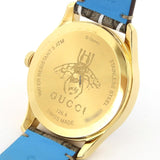 Gucci G Timeless Disney Donald Duck Brown Dial Brown Leather Strap Watch For Women - YA1264167