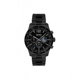 Hugo Boss Professional Black Dial Black Steel Strap Watch for Men - 1513528