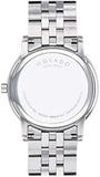 Movado Museum Classic Blue Dial Silver Steel Strap Watch for Men - 0607212