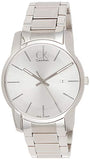 Calvin Klein City Silver Dial Silver Steel Strap Watch for Men - K2G2G146