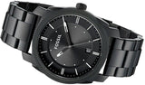 Fossil Machine Black Dial Black Steel Strap Watch for Men - FS4775