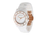 Marc Jacobs Blade White Dial White Ceramic Strap Watch for Women - MBM9502