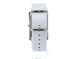 Calvin Klein Window White Dial White Leather Strap Watch for Men - K2M21120