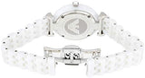 Emporio Armani Giannti T Bar Quartz Mother of Pearl Dial White Steel Strap Watch For Women - AR1485