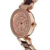 Michael Kors Parker Gold Dial Two Tone Steel Strap Watch for Women - MK5841