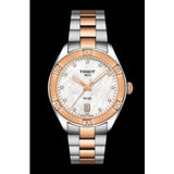 Tissot PR 100 Sport Chic Diamonds Mother of Pearl Dial Two Tone Steel Strap Watch for Women - T101.910.22.116.00