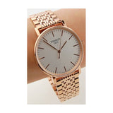 Tissot Everytime Medium White Dial Rose Gold Mesh Bracelet Watch For Men - T109.410.33.031.00