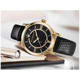 Maserati Epoca Black Dial Black Leather Strap Watch For Women - R8851118501