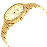 Fossil Tailor Gold Dial Gold Steel Strap Watch for Women - ES4263