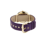 Marc Jacobs Amy Purple Dial Purple Leather Strap Watch for Women - MBM1151