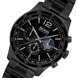 Hugo Boss Professional Black Dial Black Steel Strap Watch for Men - 1513528