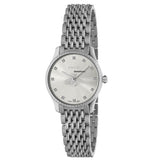 Gucci G Timeless Quartz Silver Dial Silver Steel Strap Watch For Women - YA1265019