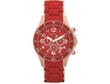 Marc Jacobs Rock Red Dial Red Stainless Steel Strap Watch for Women - MBM2577