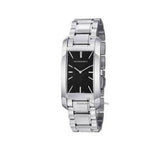 Burberry Heritage Black Dial Silver Steel Strap Watch For Women - BU9401