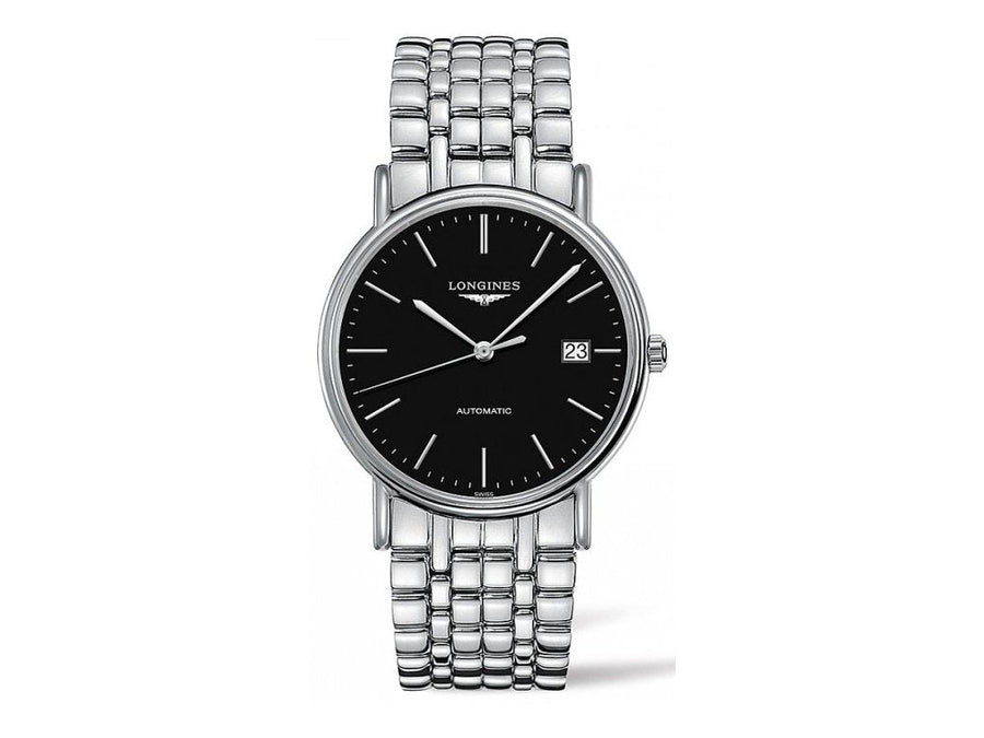 Longines Presence 38.5mm Automatic Stainless Steel Watch for Men - L4.921.4.52.6