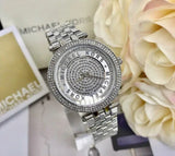 Michael Kors Darci Silver Dial Silver Steel Strap Watch for Women - MK3476