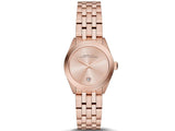 Marc Jacobs Peeker Rose Gold Dial Stainless Steel Strap Watch for Women - MBM3374