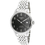 Tissot Le Locle Powermatic 80 Black Dial Silver Steel Strap Watch For Men - T006.407.11.052.00