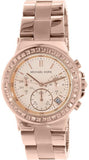 Michael Kors Dylan Rose Gold Rose Gold Steel Strap Watch for Women - MK5586