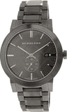 Burberry The City Black Dial Black Steel Strap Watch for Men - BU9902