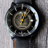 Mido Commander Automatic Gradient Black Dial Black Nylon Strap Watch For Men - M021.407.37.411.00