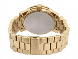 Michael Kors Slim Runway Analog Gold Dial Gold Steel Strap Watch For Women - MK3739