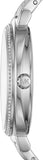 Michael Kors Cinthia White Mother of Pearl Dial Silver Steel Strap Watch for Women for Women - MK3641